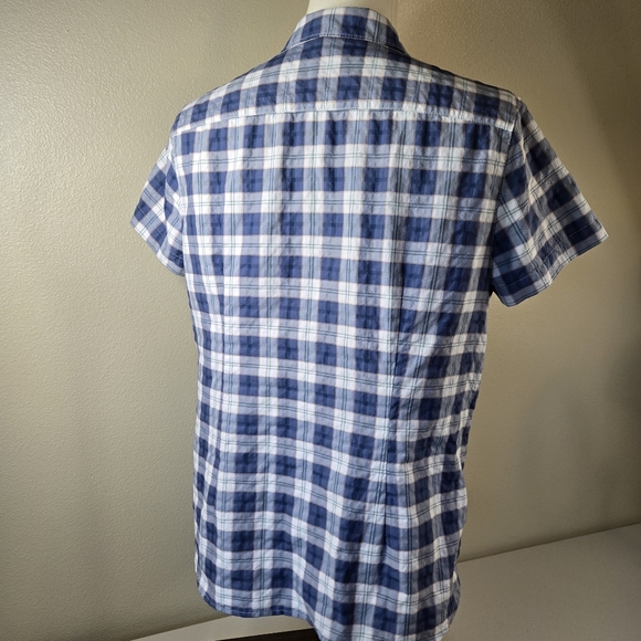 Eddie Bauer Plaid Button Front Shirt - Picture 5 of 11